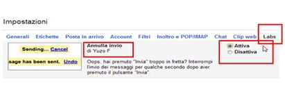 seleziona l'applicazione e clicca su Attiva