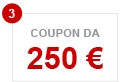 coupon da 250 €
