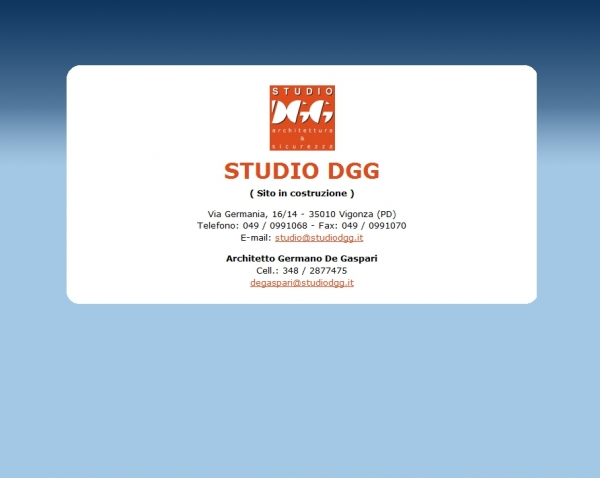 esempio di sito economico per studio dgg