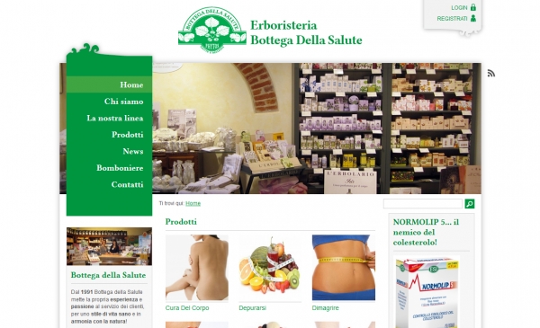 Da oggi online il nuovo sito di erboristeriabottegadellasalute.it