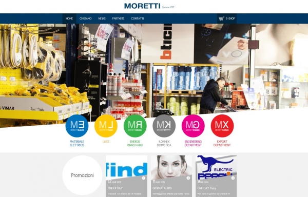 Nuovo sito per Moretti Spa